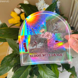 Carvallo fönsterdekal solfångare | Självhäftande med 3D-regnbågseffekt | För fönster, väggar & dekoration Carvallo