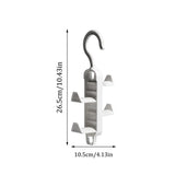 Carvallo Multifunctional Hooks | Wall Hooks Made of Plastic | 3-fold & 5 kg Load Capacity | Modern & Space-Saving Carvallo