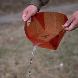 Carvallo Fällbart Utomhus-Service | Ultralätt & Återanvändbar | Livsmedelsäker & Platsbesparande | För Camping, Vandringsleder & Picknick Carvallo