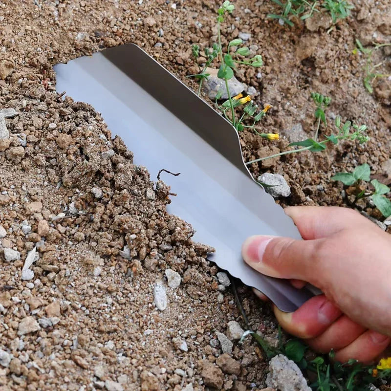 Carvallo UltraSpade Titan-handspade ultralätt | För camping, vandring & trädgård | Med karbinhake & väska Carvallo