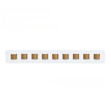 Carvallo väggmontering för glasögon | Trä & PU-läder | Plats för flera sol- & läsglasögon | 40 × 5,3 cm Carvallo