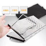 Carvallo Hopfällbar Tändugn utav rostfritt stål | Bärbar kolstarter för grill & utomhus | Kompakt & värmebeständig Carvallo