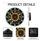 ModernGlow - Stilren 3D Väggklocka för Inredningsdekoration Carvallo