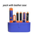 Carvallo-Stylingverktyg GlamAir 5-i-1 Pro | Hårfön, Locktillsats & Stylingborstar | För volym, släthet & vågor | EU-kontakt Carvallo