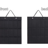 Carvallo Organizer | Väggmonterad glasögonhållare | Fällbar förvaringsväska för solglasögon | Platssparande & dammtålig | 42 × 38 cm Carvallo