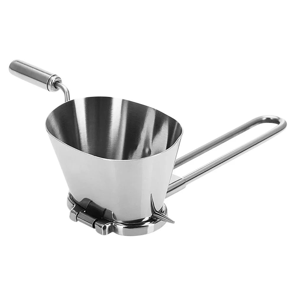 Carvallo HerbaCut Inox | Manuell rostfri kvarn för persilja, koriander & örter | 1 styck | Kompakt & Rostfri Carvallo