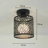 RetroGlow - Industriell Bur Loftlampa med Vintage Öppen-Ram Design Carvallo