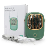 Carvallo Bärbar Nackfläkt | Uppladdningsbar & Multifunktionell | För Utomhus, Resor & Hemma Carvallo