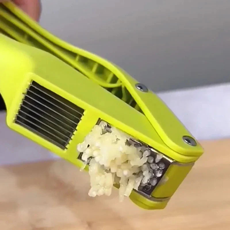 Carvallo DuoCrush | 2-i-1 funktion | rostfritt stål & halkfritt handtag | 19×3,8×7,8 cm Carvallo