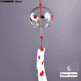 Carvallo-Windglocke Hanabira | Japansk stil | Klar ton & dekorationhängare | Handgjord Carvallo