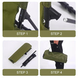 Bärbar campingstol – Hopfällbar och bekväm resesits MILA Sverige