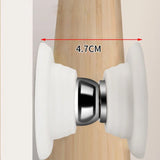 Carvallo Magnetisk Dörrstoppare | Utan borrning | Silikonstötdämpare 4,7 cm | Vindsäker & Väggvänlig Carvallo