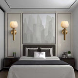 RoseMarble – Elegant vägglampa med romantisk blomsterglöd Carvallo