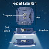 Carvallo TrailForce LED Campinglampa med magnet & powerbank | Återuppladdningsbar via USB-C | Dimmbar 278 LEDs | 80W arbets- & nödbelysning utomhus Carvallo