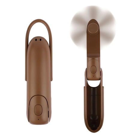 Carvallo 3i1 Mini Fläkt | Handfläkt med Powerbank & Ficklampa | Fällbar, Tyst & Barnsäker – USB uppladdningsbar Carvallo