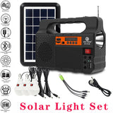 Carvallo-Multifunktionsgerät Solariq Pro | Ljus, Powerbank, Radio & Bluetooth-Högtalare | Inkl. 3 LED-lampor & Solarpanel-anslutning Carvallo