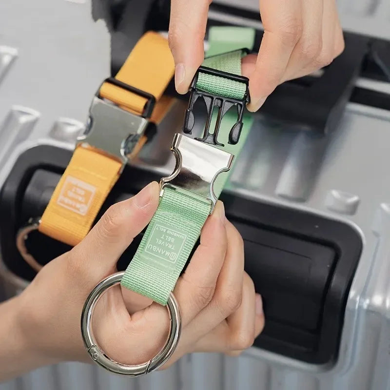 Carvallo Bagagekrok | Robust bagagerem med metaløje | 18 cm | Til kufferter, rygsække & tasker Carvallo