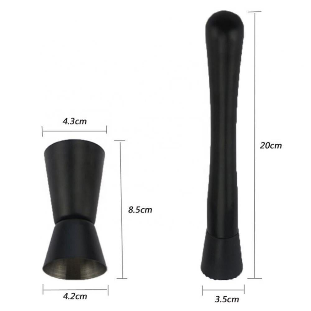 Carvallo – Ghost Black Matte Cocktail Shaker Set med Lyxig Finish Carvallo