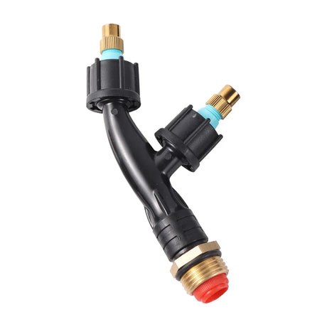 Carvallo dimspruta | 1–3-vägs mässingsdysa | Fin dimma för trädgård & växthus | 1/4" & 1/2" anslutning Carvallo