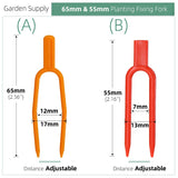 Carvallo | 50-piece set plant stem and vine fixers | 5.5 cm & 6.5 cm | Stable attachment for strawberries, watermelons & climbing plants Carvallo