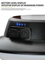 Carvallo Campinglampa LumiCamp Pro | 3 Ljuslägen | Uppladdningsbar & Vattentät | För Utomhus & Nödfall Carvallo