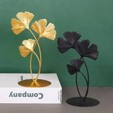Metalliska Blad Ornament - Elegant och Modern Carvallo