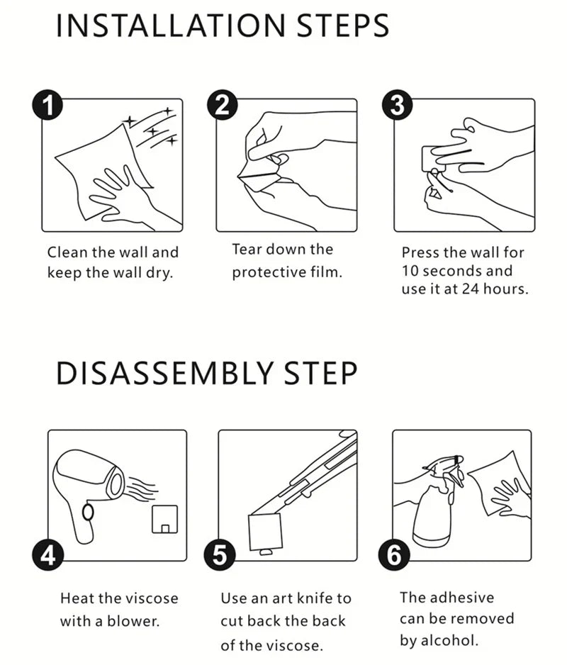 Carvallo Väggkrok Hookora | Rostfritt stål 304 borstade | Utan borrning | Lastkapacitet upp till 3 kg | Vattentät & Rostfri Carvallo