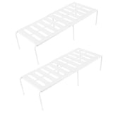 Carvallo Utdragbart Köksregal | Stapelbart & Skjutbart Ordning System | Platsbesparande & Utan Montering | För Porslin & Kryddor Carvallo