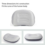 Carvallo Uppblåsbart Utomhus kudd | Komprimerbar & Fällbar | Nackstöd för Camping, Vandring & Resor Carvallo