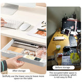 Carvallo Låda för lådor | Självhäftande & Osynlig | Under-bord Organizer för Kontor & Hem | 2L Förvaring Carvallo