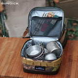 Carvallo Termosäckchen | Isolerad campingväska för skålar & muggar | Kompakt & robust Carvallo