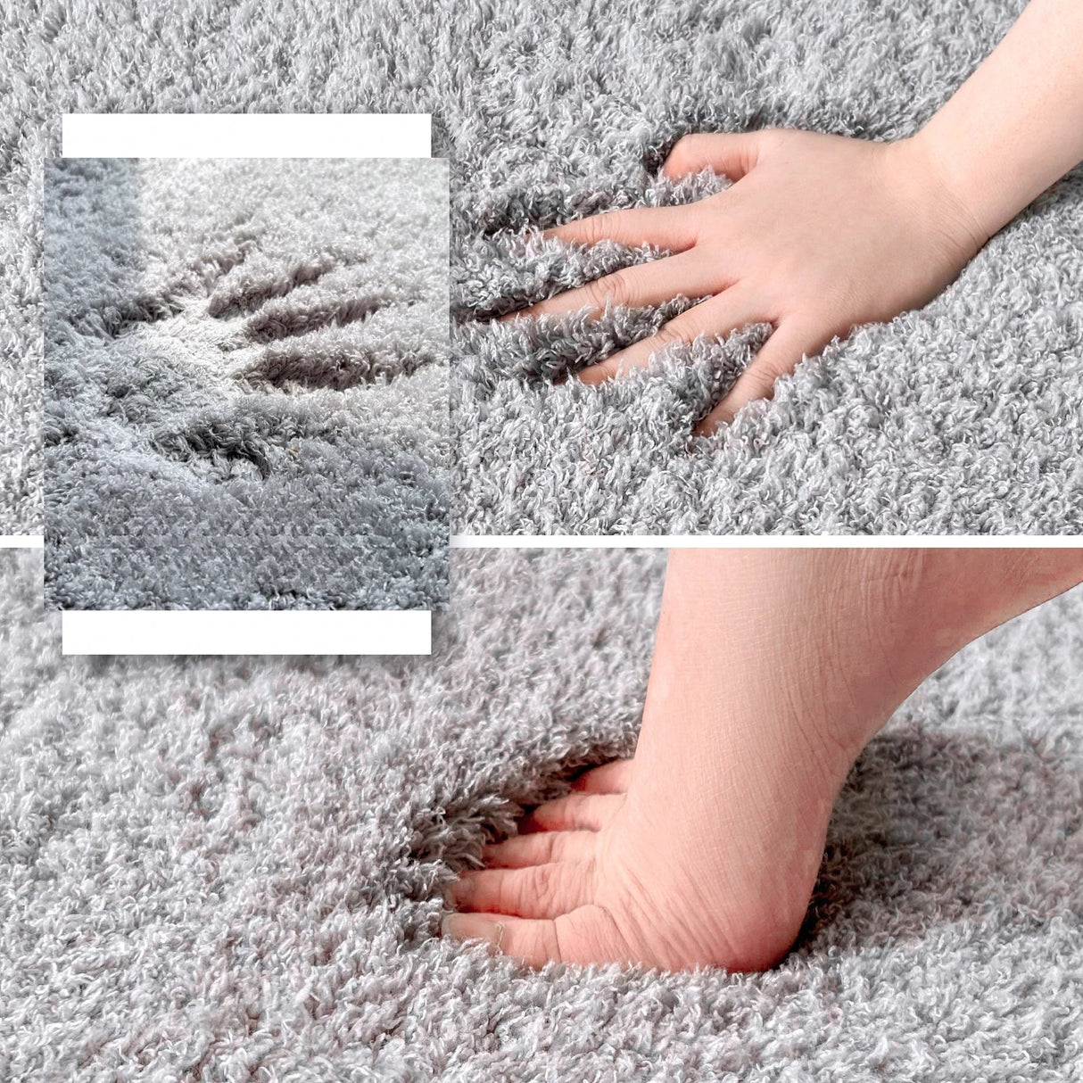 Carvallo – Rundad halkfri badrumsmatta för komfort och stil Carvallo