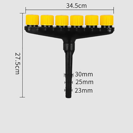 Justerbart Multihuvud Trädgårdsbevattning-Garden-bellasverige-6 huvuden (1.5 tum)-Hemnix