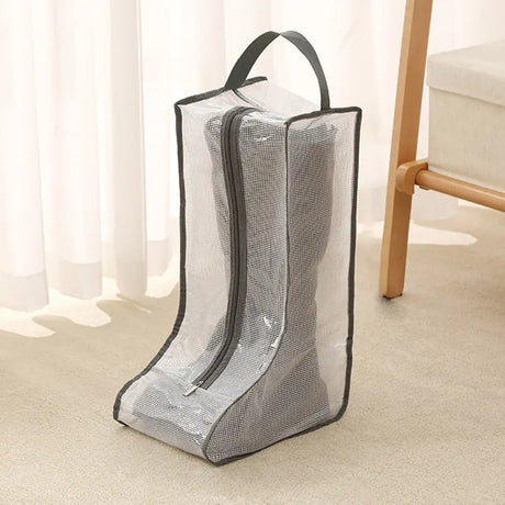 Carvallo- och Stövelfodral Dustilo ClearZip | Transparent & Andningsbar | Med Dragkedja & Bärhandtag | För Resa & Vardag Carvallo