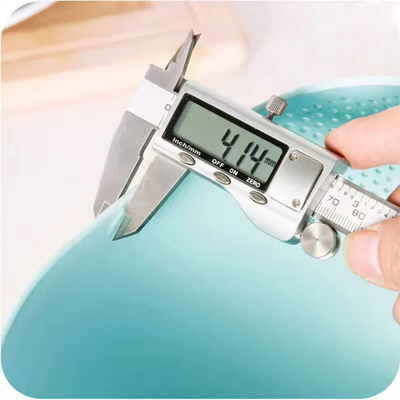 Carvallo Multifunktions-sil | Sil för rensning & avrunning | För frukt, grönsaker & ris | Ergonomisk design Carvallo