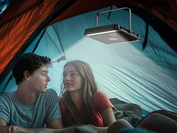 Royallure Bärbar Uppladdningsbar Bordsvovare – 20000mAh Batteri, Tyst 4-Hastighets Luftflöde & LED Lampa Carvallo