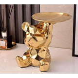 Geometric Bear - Intelligent Spara Keramik Galvanik Björn Staty Carvallo