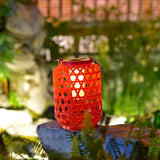 Rattan Light - Kreativ Rattan Solträdgårdsdekoration Lampa Carvallo