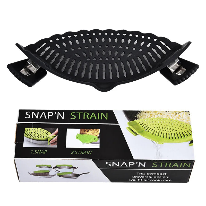 Carvallo Silikon-Avgjutningshjälp | Universellt Clip-On Silo | Anti-Överflödesdesign | För Kastruller & Stekpannor | BPA-fri Carvallo