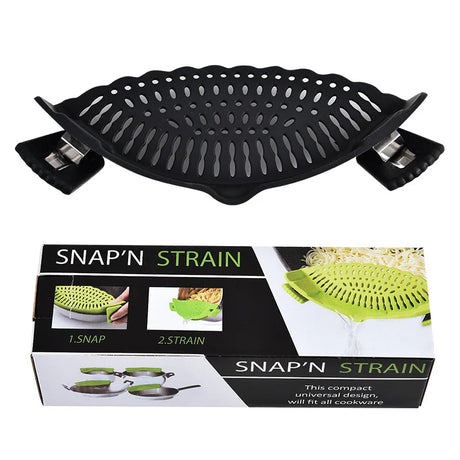 Carvallo Silikon-Avgjutningshjälp | Universellt Clip-On Silo | Anti-Överflödesdesign | För Kastruller & Stekpannor | BPA-fri Carvallo