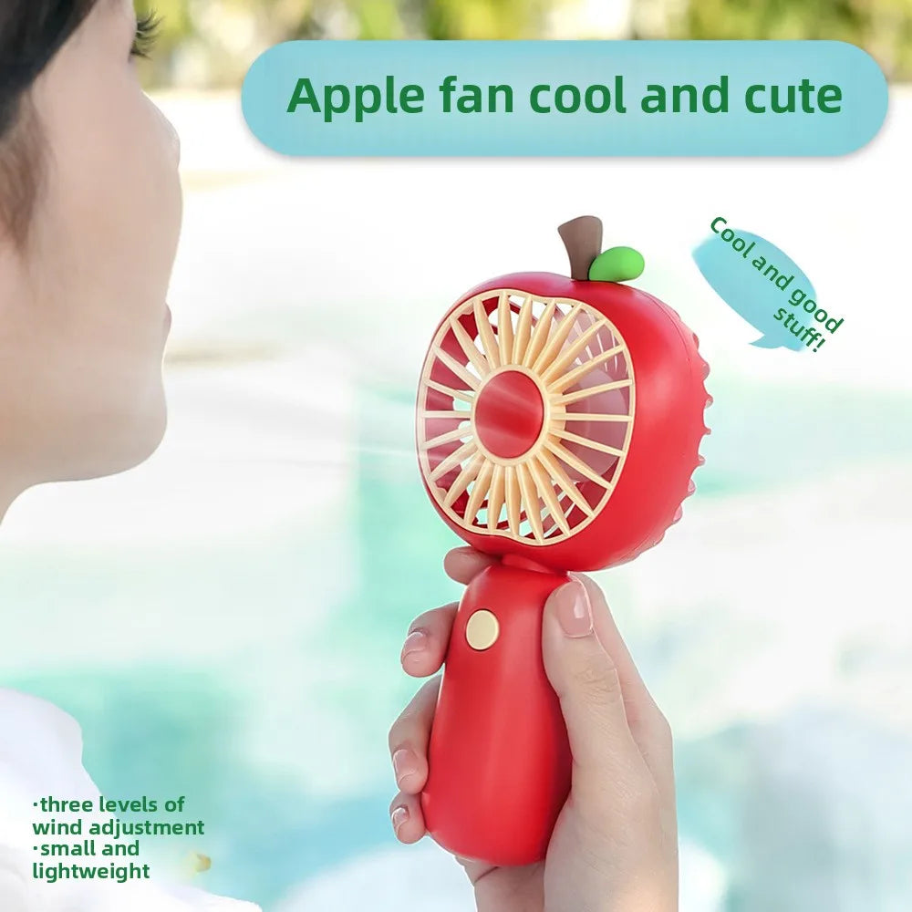 Carvallo-Handventilator FruBreeze | USB-laddning | Bärbar & Tyst | Sommarpryl i fruktdesign Carvallo