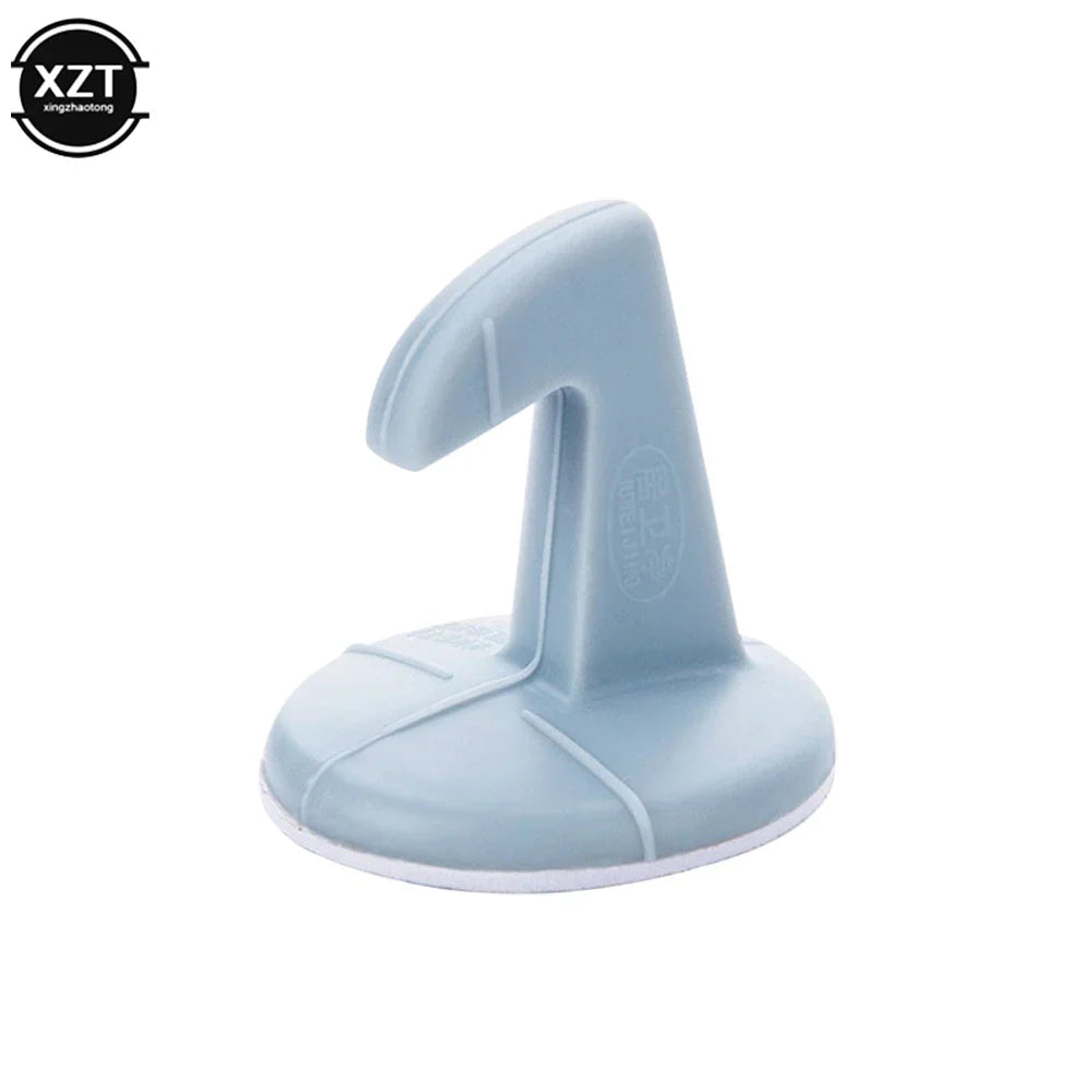 Carvallo Självhäftande dörrstoppare med krok | Ljuddämpande anti-kollisionspad | Vägg- & dörrskydd, stötsäker & vibrationsminskande Carvallo