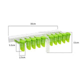 Carvallo-Kryddhållare ClipSpice | Uten borring monterbar kryddhylla med låsklipp | För påsar, småpåsar & kryddor Carvallo