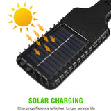 Carvallo MotionBright Solarlampa med rörelsesensor | IP65 Vattentät | Med fjärrkontroll & 3 ljuslägen | För trädgård, vägg & uppfart Carvallo