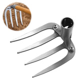 Carvallo Pro | 4-tands ogräsupptagare | Manganstång | Ergonomisk & Tungtjänst Carvallo