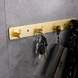 Carvallo Väggkrok Hookora | Rostfritt stål 304 borstade | Utan borrning | Lastkapacitet upp till 3 kg | Vattentät & Rostfri Carvallo