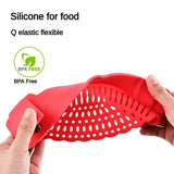 Carvallo Silikon-Avgjutningshjälp | Universellt Clip-On Silo | Anti-Överflödesdesign | För Kastruller & Stekpannor | BPA-fri Carvallo