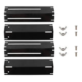 Carvallo Justerbart värmesköld för gasgrillar | Reservthermoplattor i emalj | 2/4 par set | Universellt justerbart 30–56 cm Carvallo