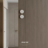 Modern Rund LED Vägglampa i Naturlig Marmor - Eleganta Vägglampor Inomhus för Vardagsrum och Sovrum Vägglykta Carvallo