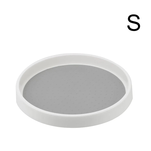 Carvallo Spinora | 2-vånings rund hylla med halkfri yta | 360° organiserare för kök & skafferiskåp Carvallo